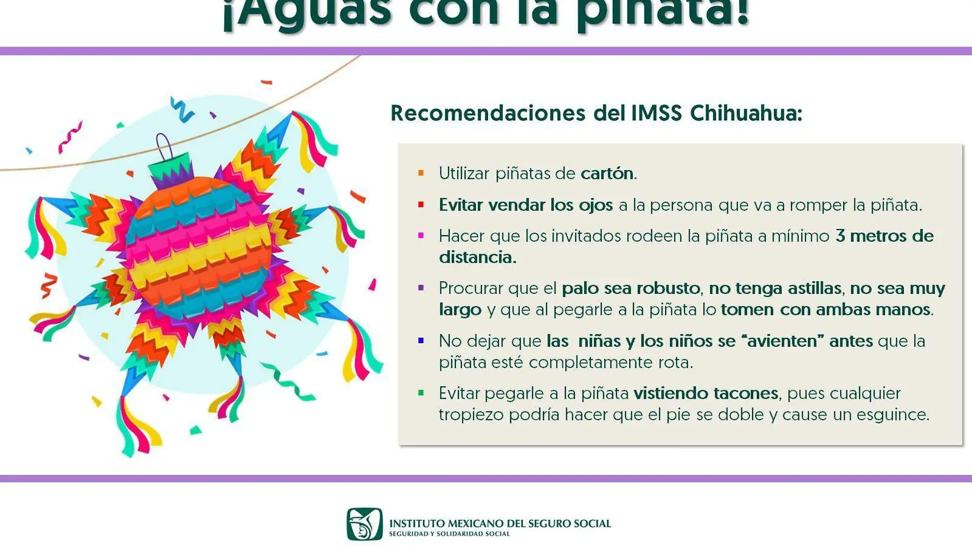 piñatas imss